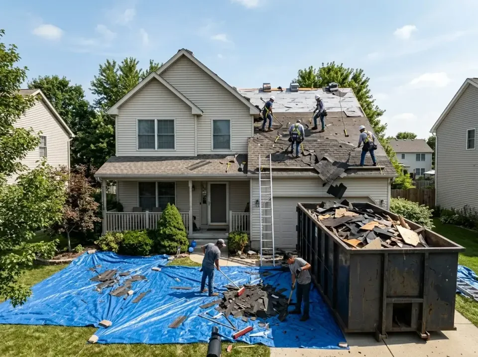 roof-replacement-debris-remova-004 — frequently asked questions, Cheapest Dumpster Rentals in The Meadows, FL